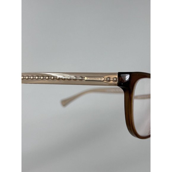 Coach Eyeglasses HC 6072 5328 Brown Glitter Frames 52 [] 17 135 - Picture 7 of 13